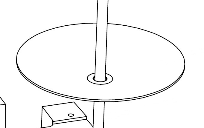 THREAD SPOOL STAND BASE