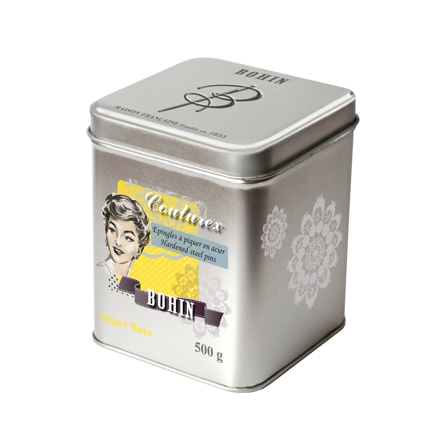 BOITE D'EPINGLES SUPER FINE EC6 N°4