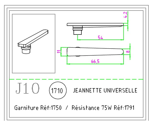 JEANNETTE J10 OUVERTURES COUTURES