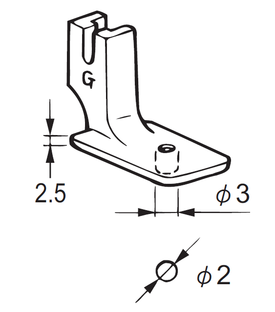 PRESSER FOOT G