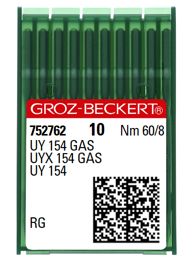 AIGUILLE MACHINE UY 154 GAS-RG-N° 60-CHROME-752762