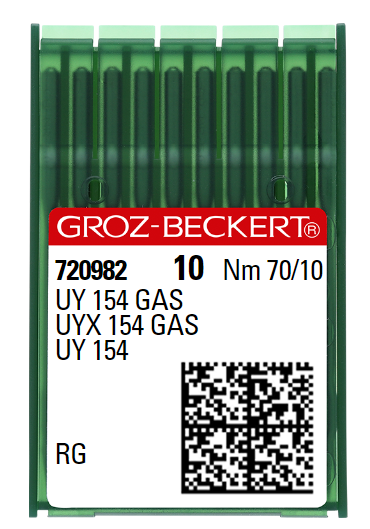 AIGUILLE MACHINE UY 154 GAS-RG-N° 70-CHROME-720982