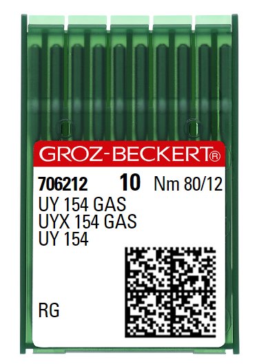 AIGUILLE MACHINE UY 154 GAS-RG-N° 80-CHROME-706212