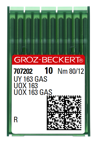 AIGUILLE MACHINE UY 163 GAS-R-N° 80-CHROME-707202