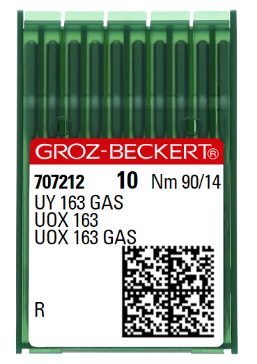 AIGUILLE MACHINE UY 163 GAS-R-N° 90-CHROME-707212