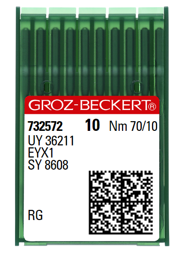 AIGUILLE MACHINE UY 36211-RG-N° 70-CHROME-732572