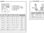 PIED COMPENSÉ POUR GUIDE OURLEUR 2.5MM - SIMPLE