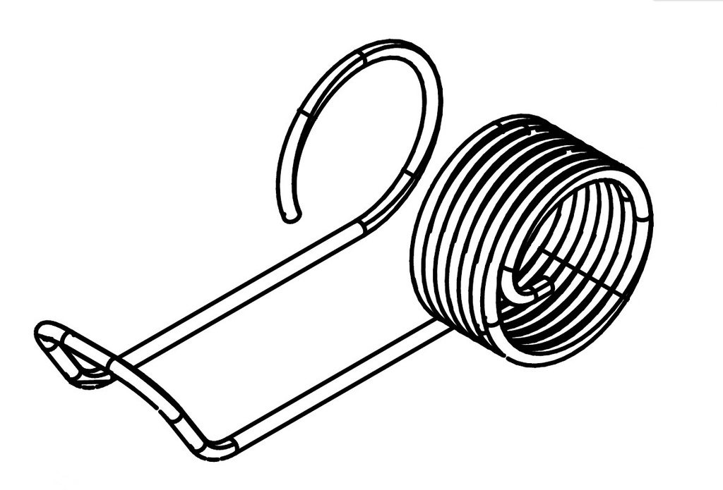 RESSORT TENDEUR DU   [DURKOPP 0667 115600]