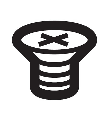 SCREW SM2.38 FOR NEEDLE HOLE PLATE   [BROTHER 100360103]