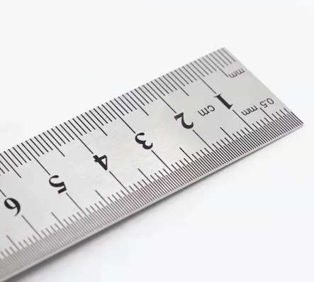 REGLET INOX DOUBLE GRADUATION 30 CM