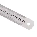 REGLET 20CM - DOUBLE FACE (mm d'un côté et 1/2mm de l'autre côté)
