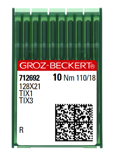 AIGUILLE MACHINE 128X21-R-N° 110-CHROME-712692 (boite de 100)