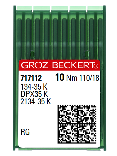 AIGUILLE MACHINE 134-35 K-RG-N° 110-CHROME-717112 (boite de 100)