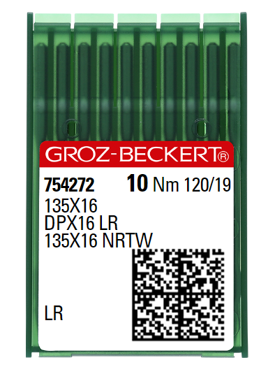 AIGUILLE MACHINE 135X16-LR-N° 120-CHROME-754272 (boite de 100)