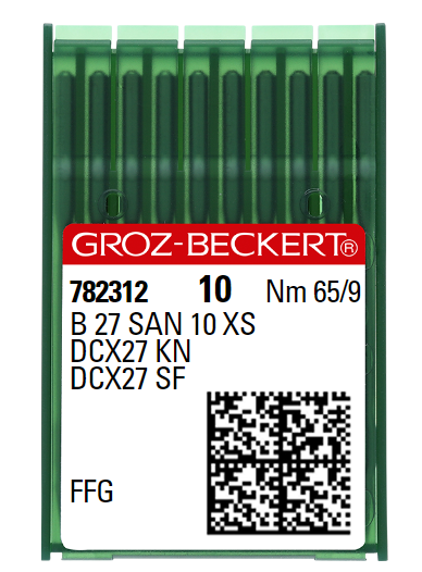 AIGUILLE MACHINE B27 SAN 10 XS-FFG-CHROME (boite de 100)