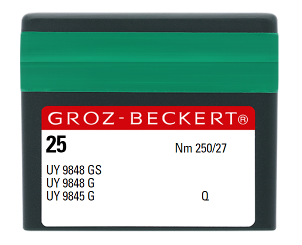 AIGUILLE MACHINE UY 9848 GS-Q-N° 250-CHROME-708652 (boite de 25)