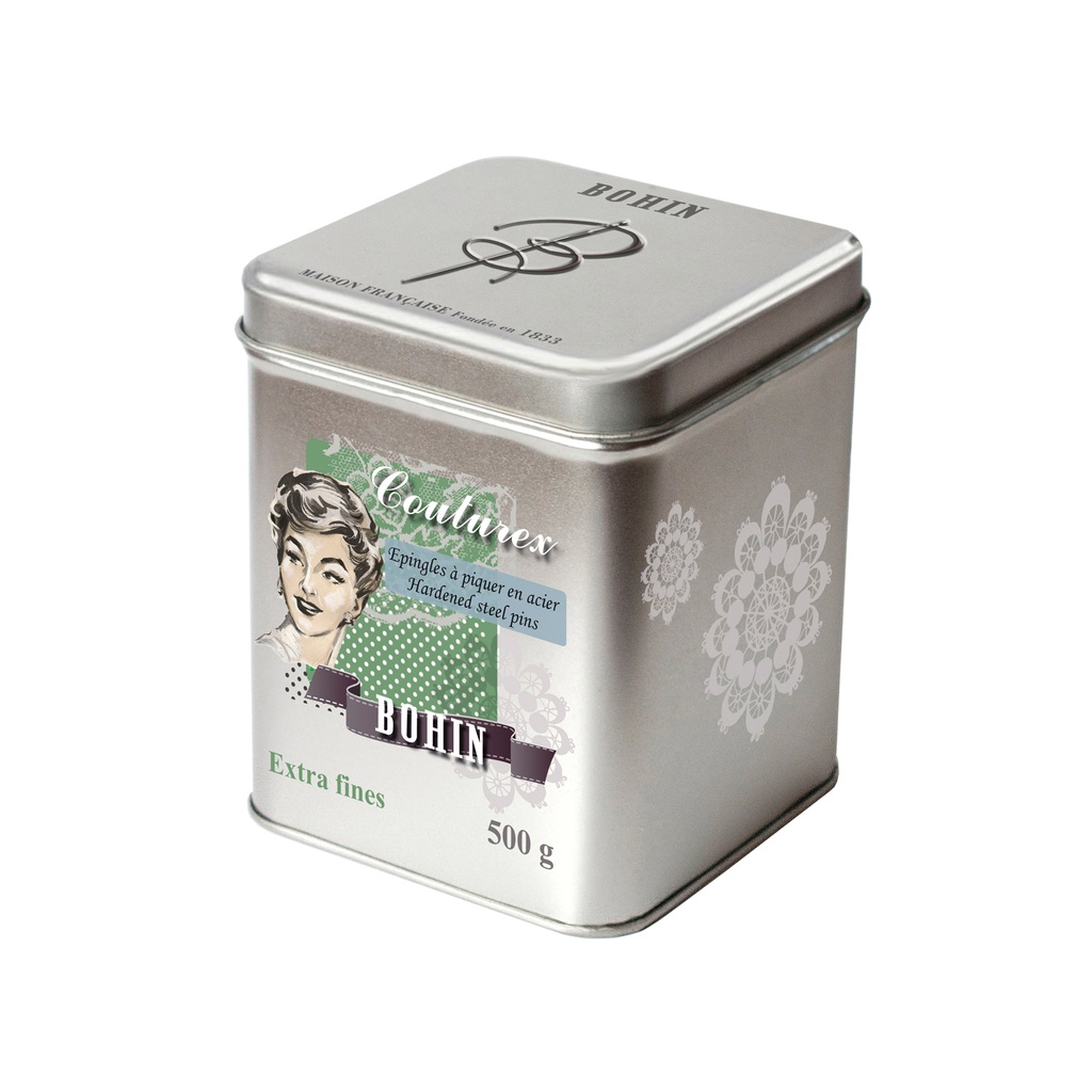 EPINGLES EXTRA FINES EC4 N°6 / BOITE 500G