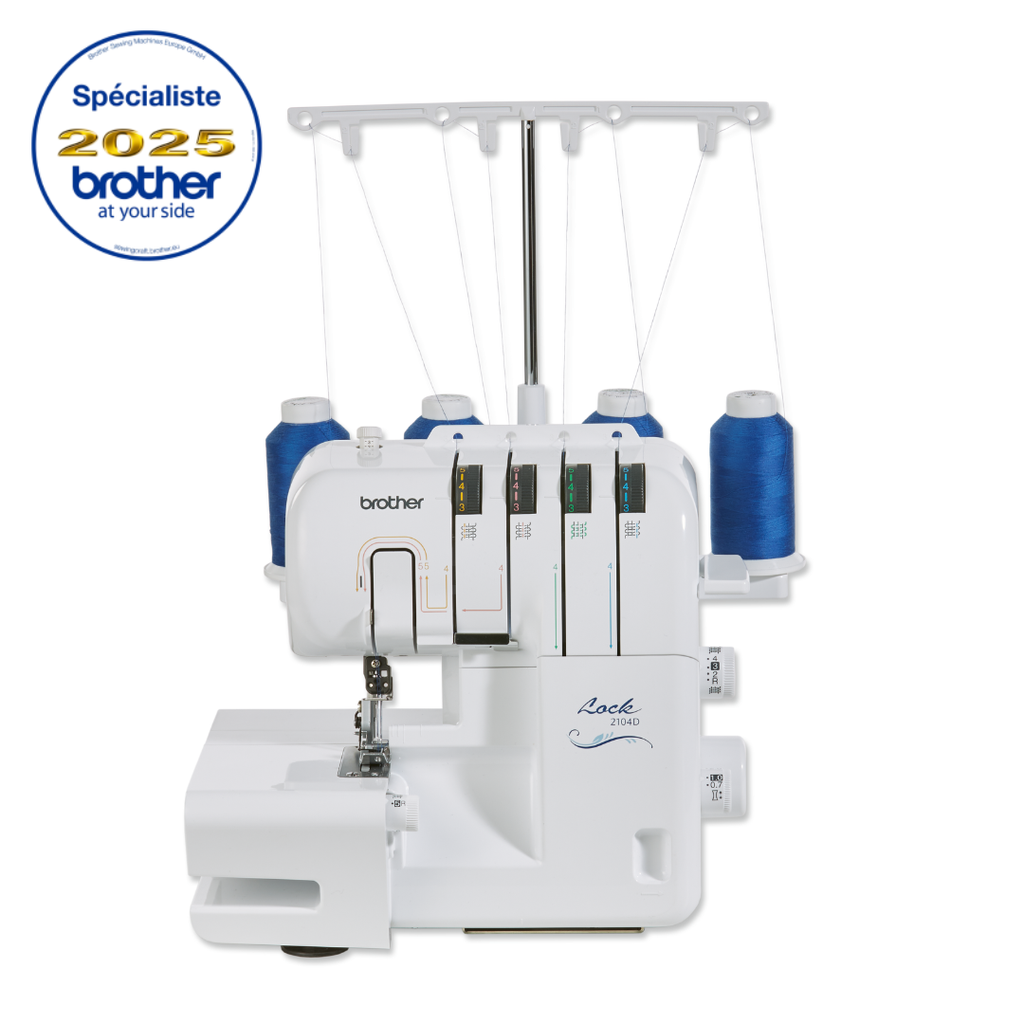BROTHER 2104D SURJETEUSE 3/4 FILS