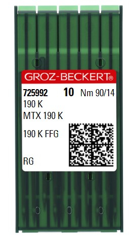 AIGUILLE MACHINE 190 K-RG-N° 120-CHROME-726022 (x 100)