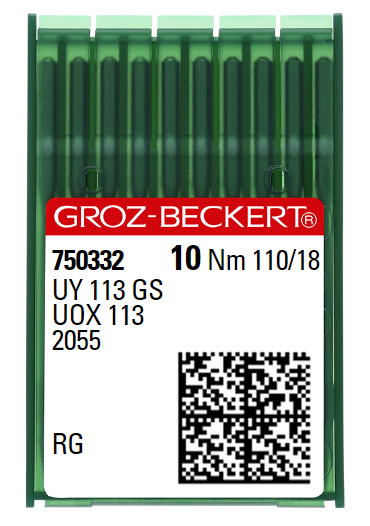 AIGUILLE MACHINE UY 113 GS-RG-CHROME (10aig)