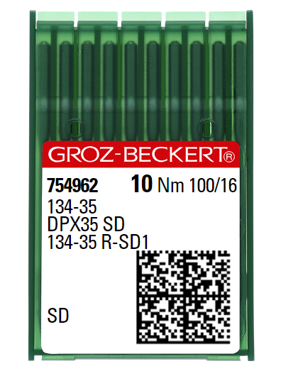 AIGUILLE MACHINE 134-35-SD-CHROME (10aig)