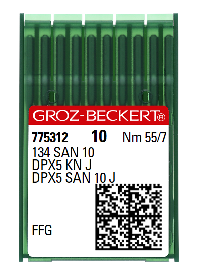 AIGUILLE MACHINE 134 SAN 10-FFG-CHROME (boite de 100)