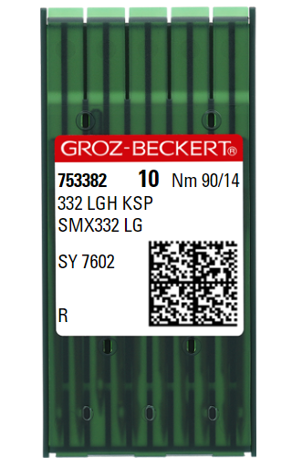 AIGUILLE MACHINE 332 LGH KSP-R-CHROME (10aig)