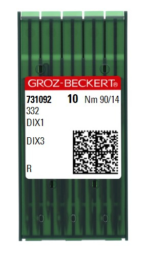 AIGUILLE MACHINE 332-R-CHROME (boite de 100)