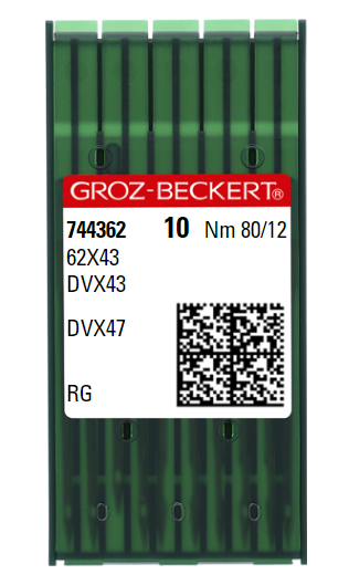 AIGUILLE MACHINE 62X43-RG-N° 100-CHROME-736272 (10aig)