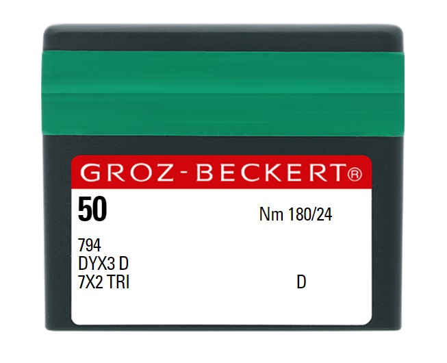 AIGUILLE MACHINE 794-D-CHROME (boite de 50)