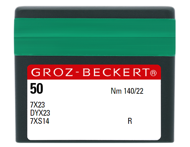 AIGUILLE MACHINE 7X23-R-CHROME (boite de 50)