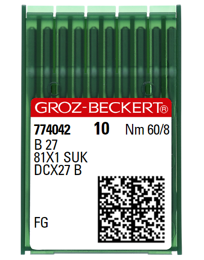 AIGUILLE MACHINE B27-FG-CHROME (boite de 100)