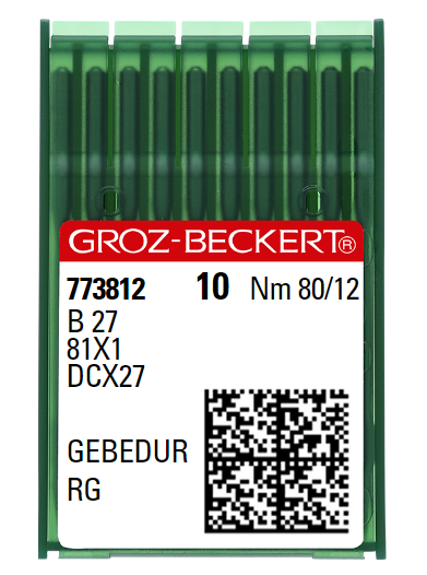 AIGUILLE MACHINE B27-RG-GEBEDUR (10aig)