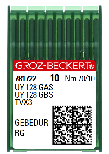 AIGUILLE MACHINE UY128GAS-RG-N° 80-GEBEDUR-760652 (boite de 100)