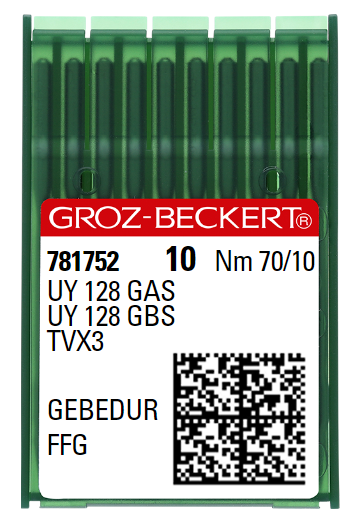 AIGUILLE MACHINE UY 128 GAS-FFG-GEBEDUR (x 100)