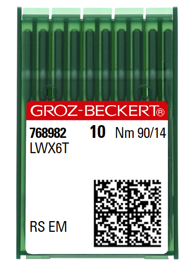 AIGUILLE MACHINE LWX6T-RS EM-CHROME (boite de 100)
