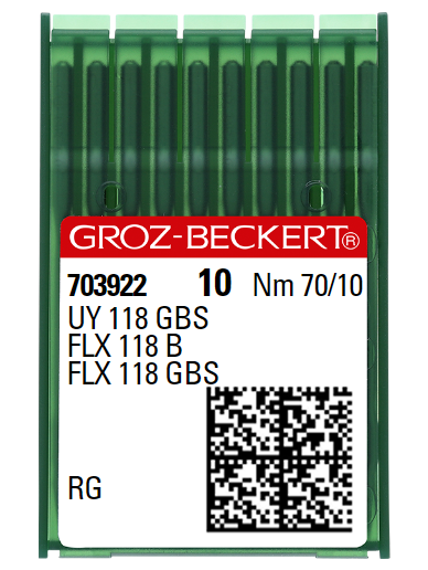 AIGUILLE MACHINE UY 118 GBS-RG-CHROME (boite de 100)