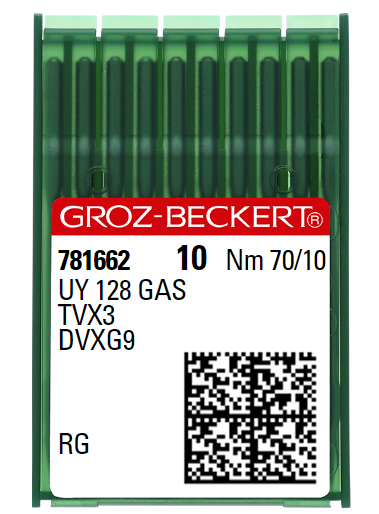 AIGUILLE MACHINE UY 128 GAS-RG-CHROME (10aig)