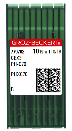 AIGUILLE MACHINE CEX3-R-CHROME (10aig)