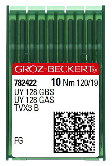 AIGUILLE MACHINE UY 128 GBS-FG-CHROME (boite de 100)