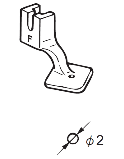 [157237001] PRESSER FOOT F 