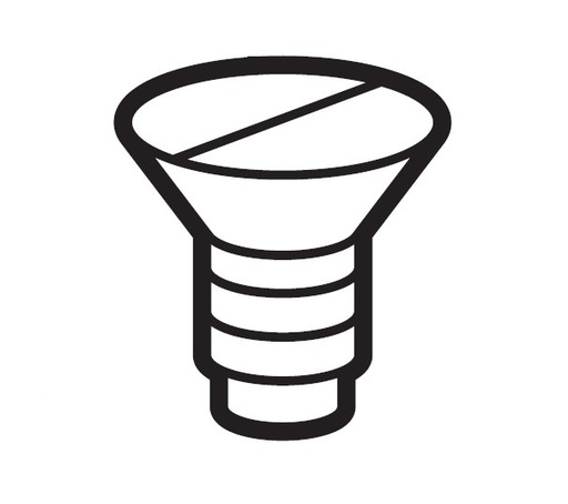 [117160001] SCREW, FLAT SM4.37