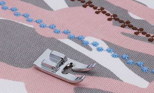 [XF4517001] Pied point Candlewicking (ou point perlé) F068