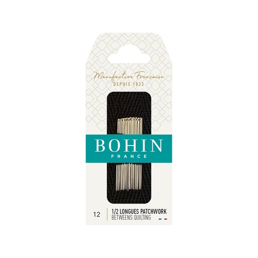 [AM0019] AIGUILLES A COUDRE MI-LONGUES N°12