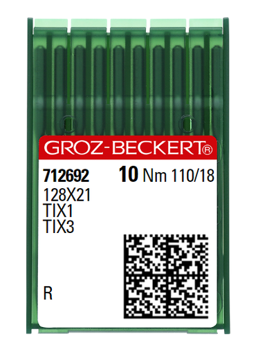 [GB128X21R/110] AIGUILLE MACHINE 128X21-R-N° 110-CHROME-712692 (boite de 100)