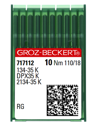 [GB13435KR/110] AIGUILLE MACHINE 134-35 K-RG-N° 110-CHROME-717112 (boite de 100)