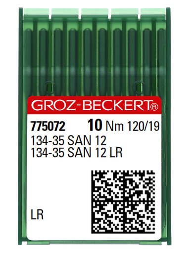 AIGUILLE MACHINE 134-35 SAN 12-LR-CHROME (boite de 100)