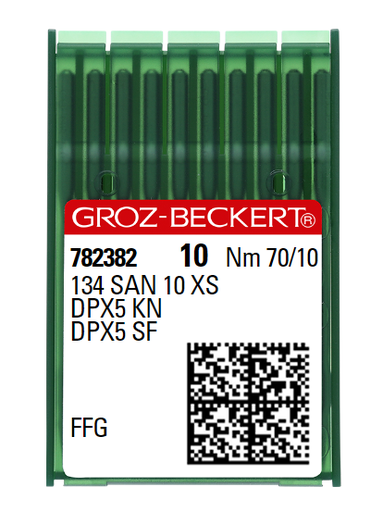 [GB134SAN10XSSES/70] AIGUILLE MACHINE 134 SAN 10 XS-FFG-CHROME (boite de 100)