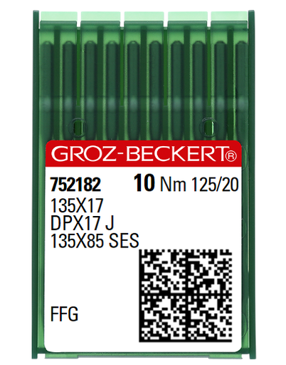 [GB135X17SES/080] AIGUILLE MACHINE 135X17-FFG-CHROME (10aig)