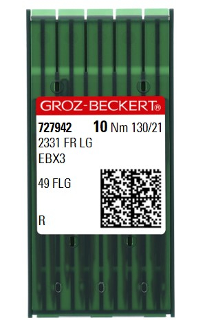 [GB2331FRLG/130] AIGUILLE MACHINE 2331 FR LG-R-CHROME (boite de 100)